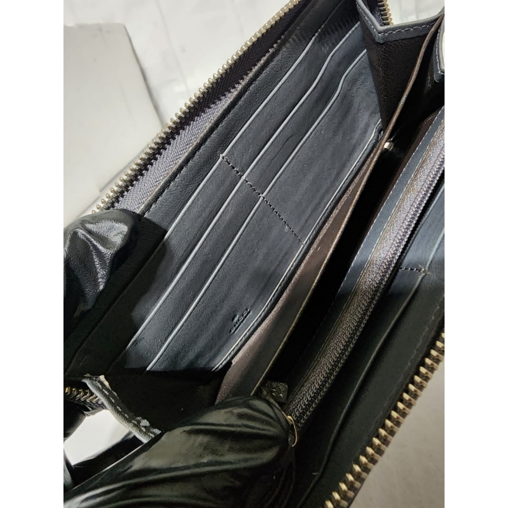 Gucci GG Signature Leather Continental Wallet Grey - Picture 12 of 12